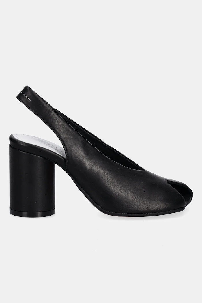 MM6 Maison Margiela leather sandals S66WP0104.P5000.T8013 black SS25