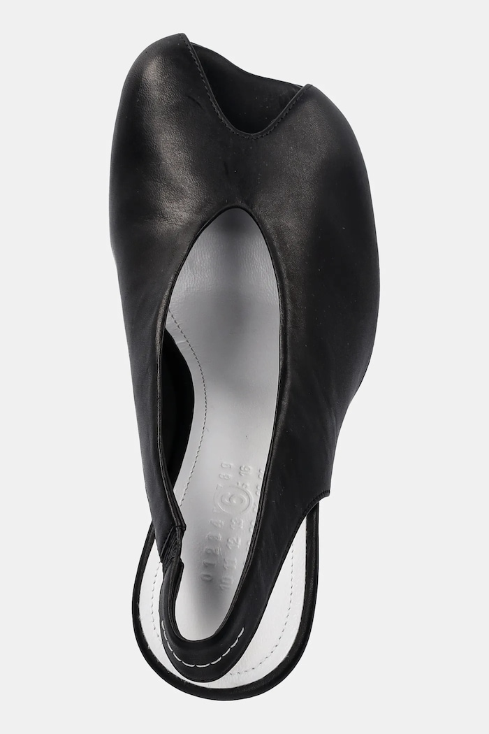 MM6 Maison Margiela leather sandals black S66WP0104.P5000.T8013