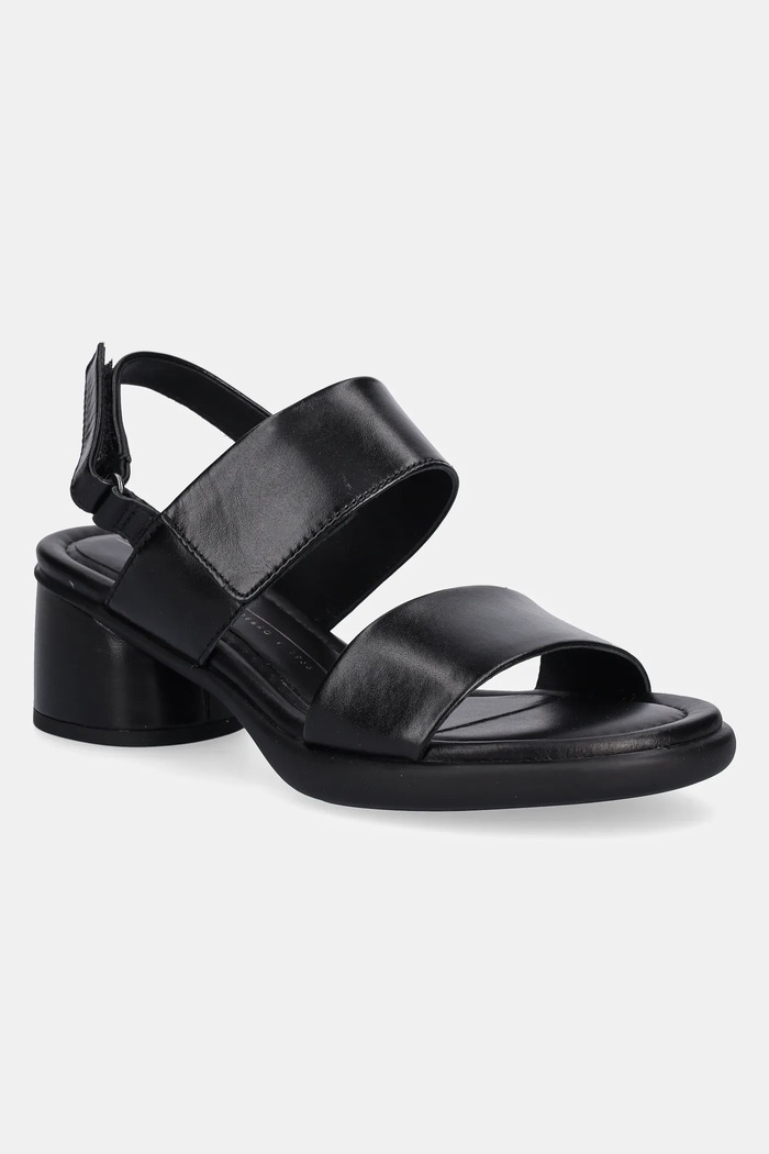 Δερμάτινα πέδιλα Ecco Sculpted 5-8 cm μαύρο 222763.01001