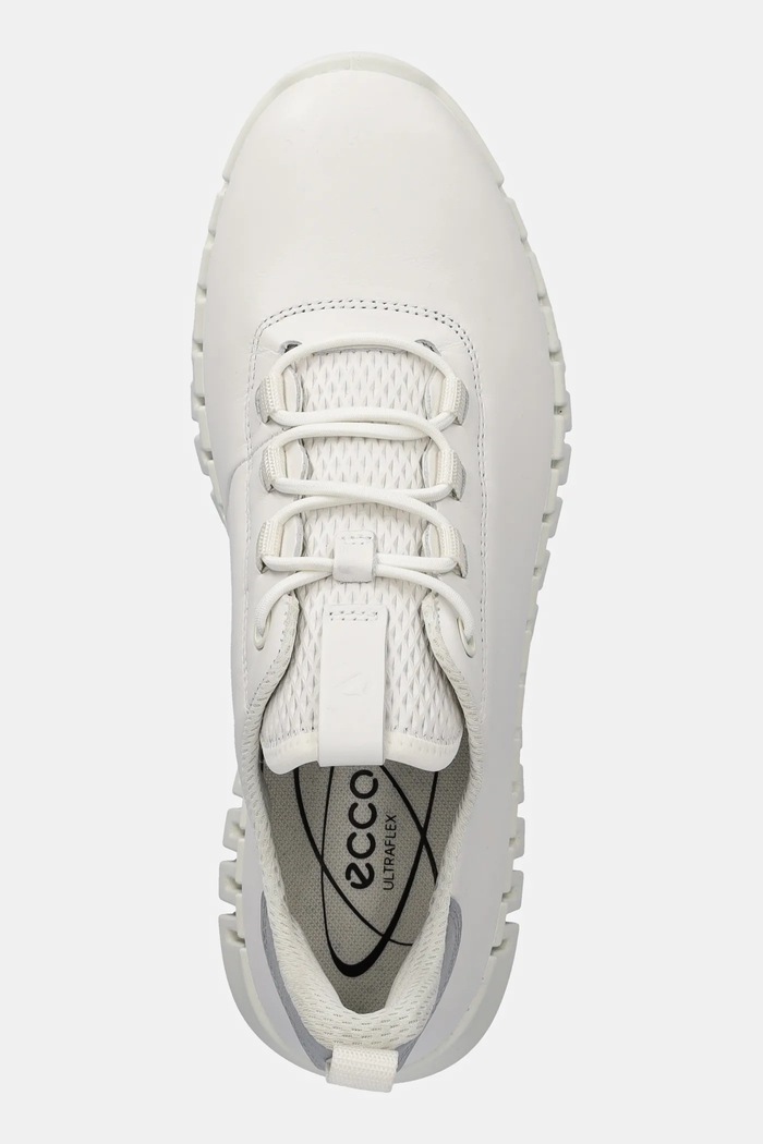 Ecco sneakersy skórzane Gruuv biały 218203.60718