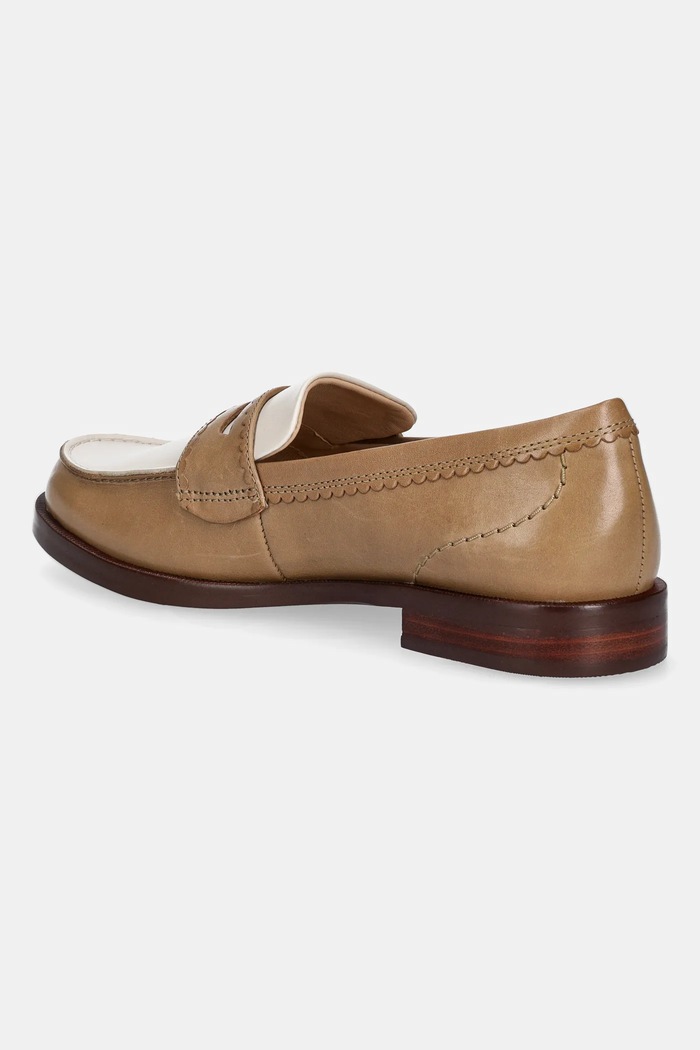 Scarpe Clarks Originals mocassini in pelle Straven Edge 26181272 marrone