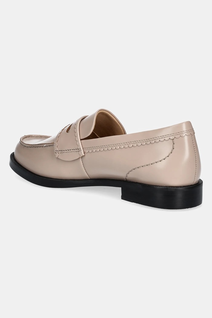 Shoes Clarks Originals leather loafers Straven Edge 26181276 beige