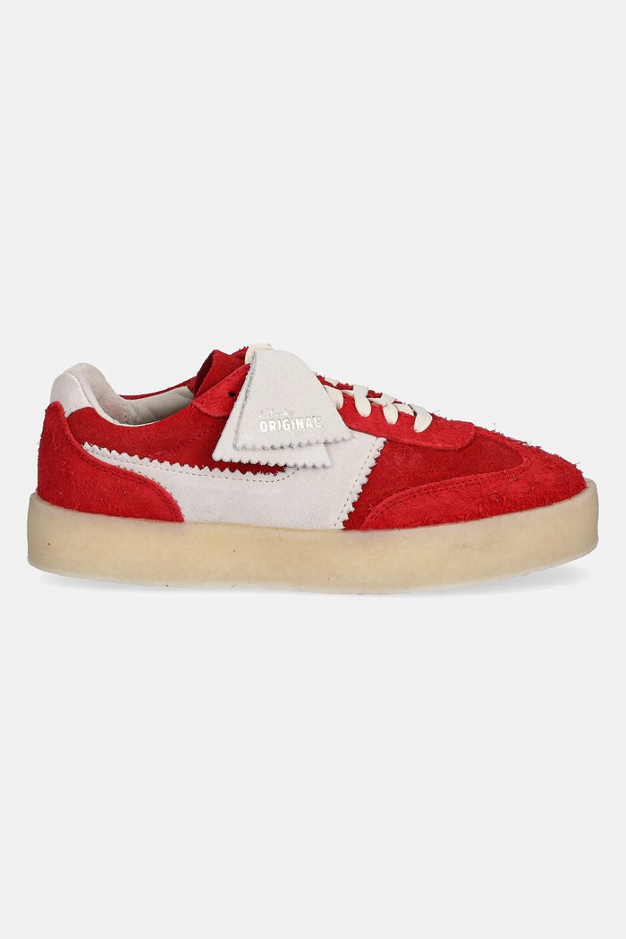 Σουέτ sneakers Clarks Originals Tor 80 26180666 κόκκινο SS25