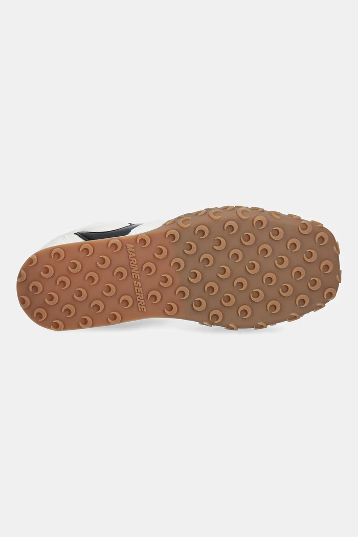 Кожаные кроссовки Marine Serre Suede Leather MS Rise WFW006A.CLEA0009