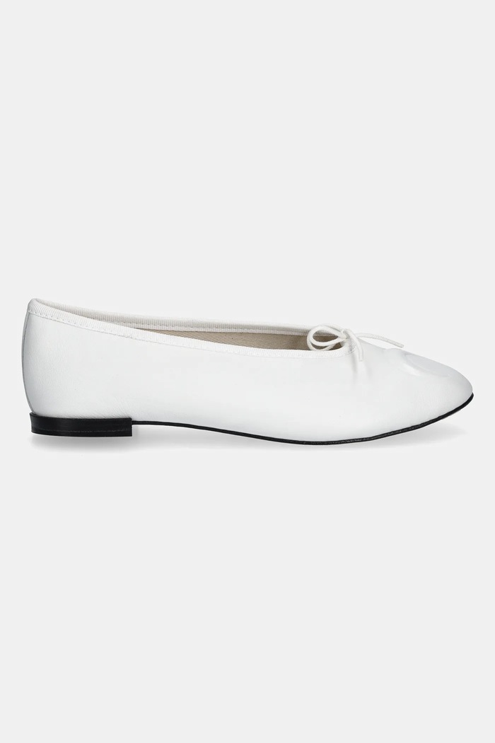Кожени балеринки Marine Serre Lilouh Soft Nappa MS x Repetto WFW053A.RLEA0032 бял SS25