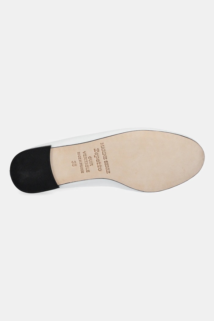 Кожени балеринки Marine Serre Lilouh Soft Nappa MS x Repetto WFW053A.RLEA0032 бял