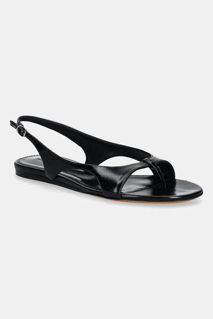 Proenza Schouler Kožené sandály Proenza Schouler Slash černá SH252035.L004FC.001