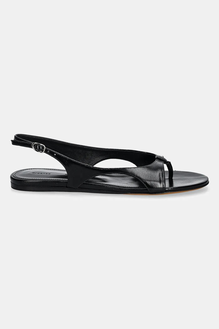 Proenza Schouler Kožené sandály Proenza Schouler Slash SH252035.L004FC.001 černá SS25
