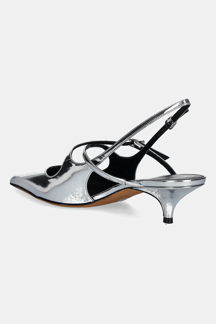 Cipők Proenza Schouler bőr tűsarkú Slash SH252038.F001WF.041 ezüst