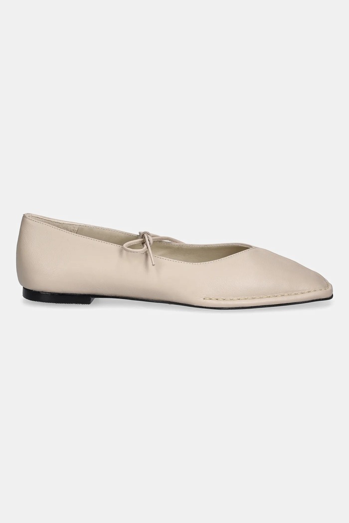 Kožené baleríny Alohas Sway S00191.14 béžová SS25