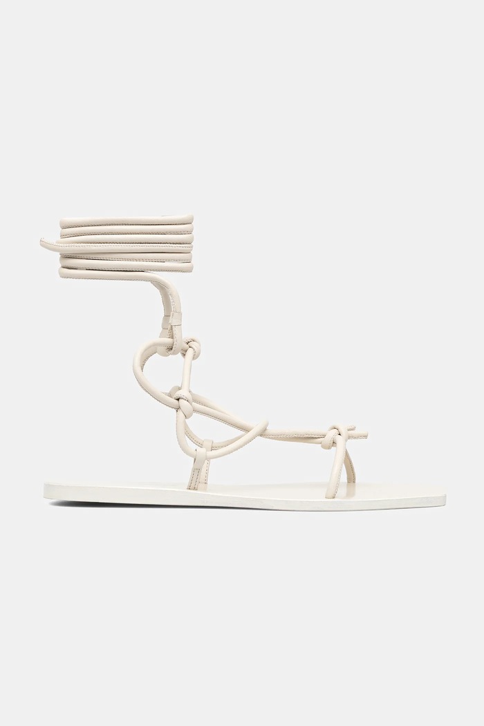 Δερμάτινα σανδάλια Rick Owens Lilies Penta LI01E4808.LLP.41 μπεζ SS25
