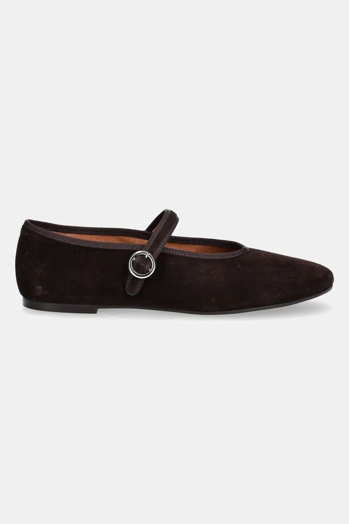 Велурени балеринки Jonak DEESSE VELOURS 3700273 кафяв AW25