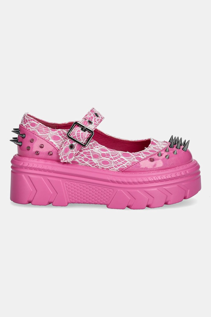 Koi Footwear Baleriny Candyfloss Demon Spiked Stomper AK49 różowy SS25