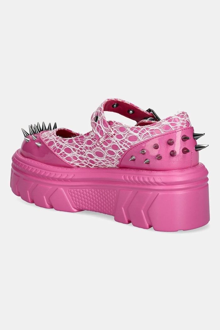 Obuwie Koi Footwear Baleriny Candyfloss Demon Spiked Stomper AK49 różowy