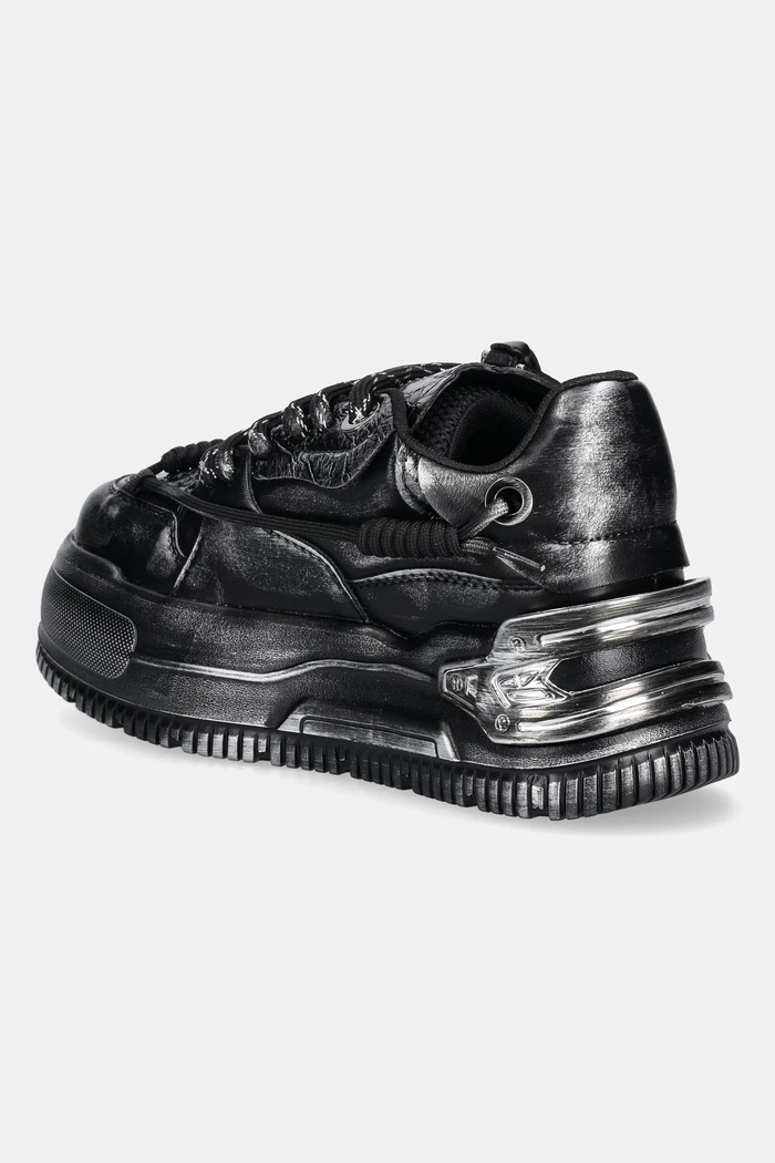 Παπούτσια Sneakers Koi Footwear Metamorphosis Distressed Platoform TT01 μαύρο