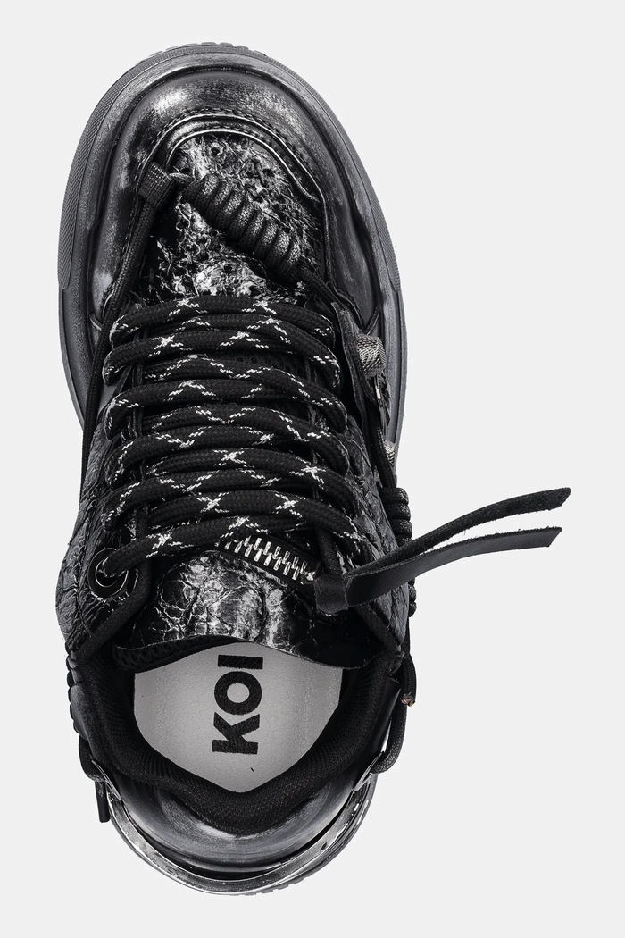 Sneakers Koi Footwear Metamorphosis Distressed Platoform μαύρο TT01