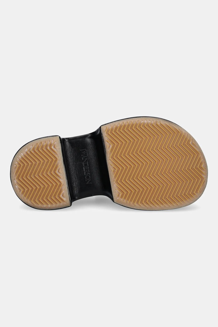 Кожени мокасини JW Anderson Platform Moccasin FW0169.LA0020.999 черен