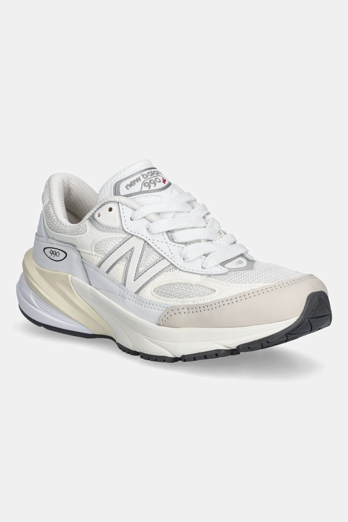 Sneakers New Balance U990GB6 λείο δέρμα μπεζ U990GB6