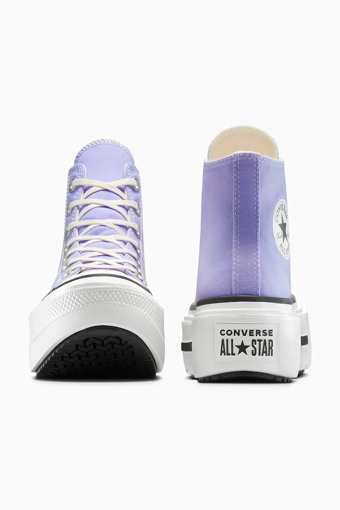 Încălțăminte Converse teniși Chuck Taylor All Star Lift Double Stack A15206C violet