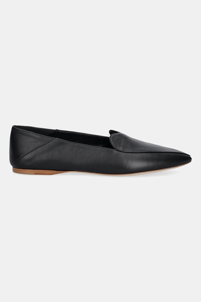 Кожени мокасини Fiorucci Leather Heart Loafers W02SMASH413LE01BK01 черен SS25
