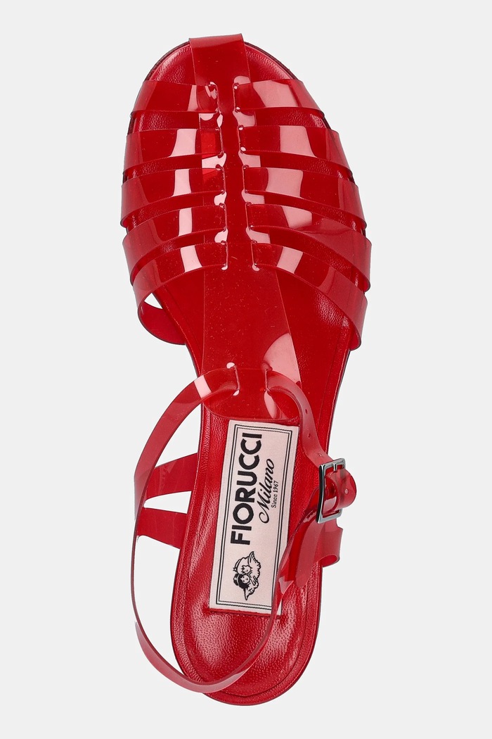 Γόβες Fiorucci Jelly Kitten Heels κόκκινο W02SMASH415PT02RD01