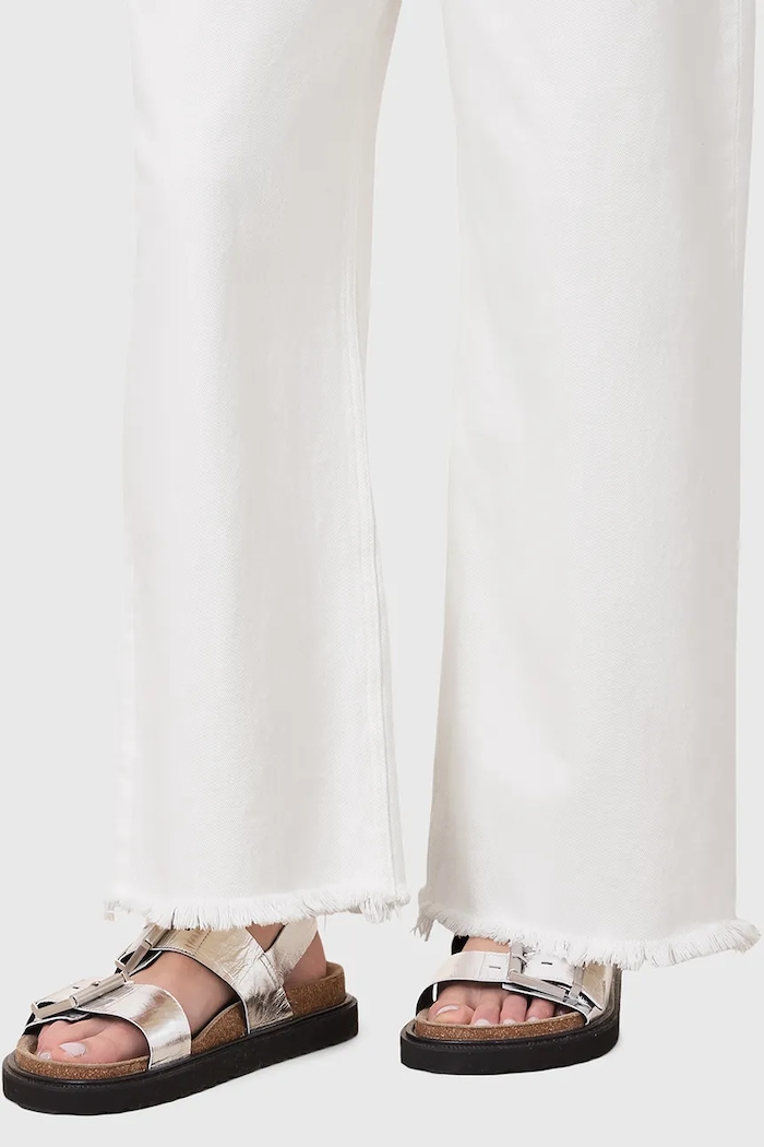 AllSaints sandali in pelle Isla Sandal W044FC.SLV