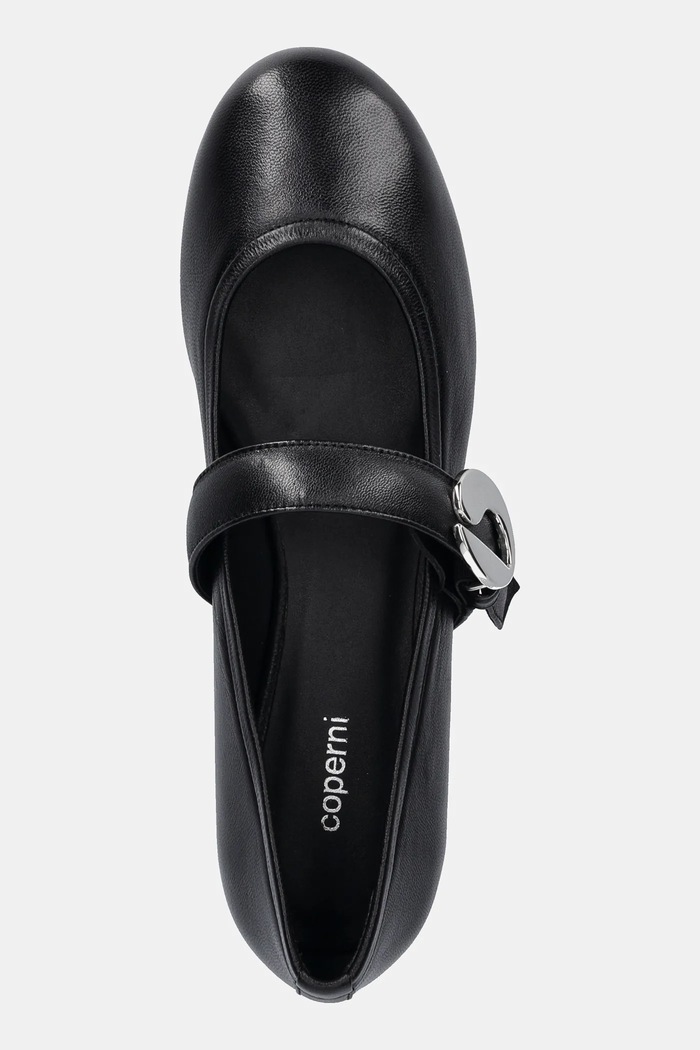 Δερμάτινες μπαλαρίνες Coperni Ballerina Belt Flat μαύρο COPSH74F6016