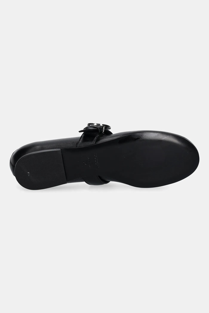 Δερμάτινες μπαλαρίνες Coperni Ballerina Belt Flat COPSH74F6016 μαύρο