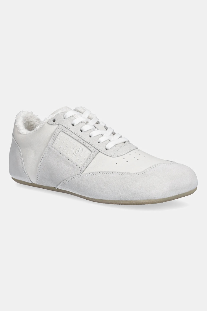MM6 Maison Margiela sneakersy skórzane skóra zamszowa szary S66WS0106.P6435.T1003
