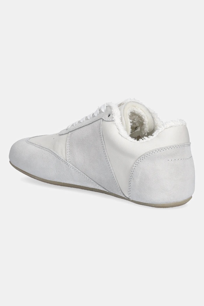 Obuwie MM6 Maison Margiela sneakersy skórzane S66WS0106.P6435.T1003 szary