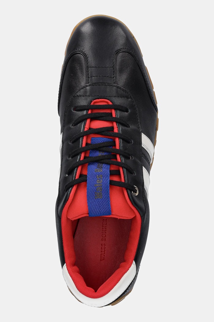 Δερμάτινα sneakers Wales Bonner μαύρο WBW43020B