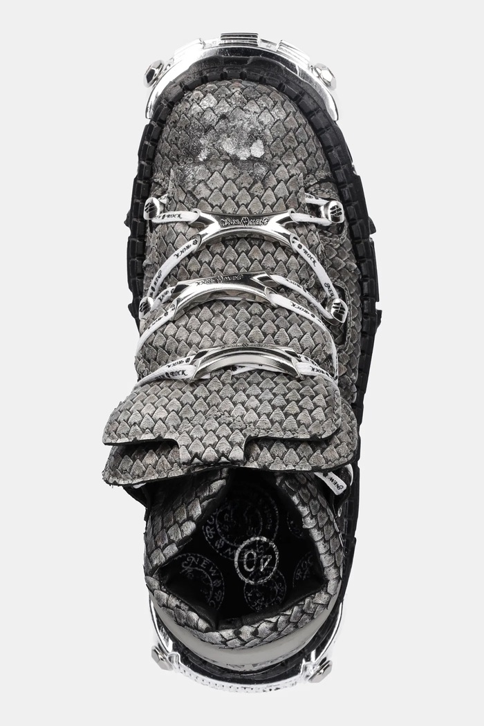 New Rock sneakersy skórzane szary M.106WALL.C40