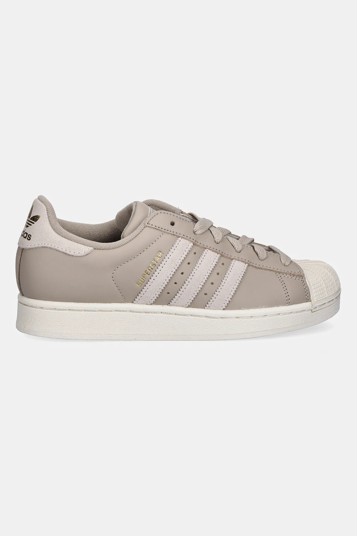 adidas Originals leather sneakers Superstar II W HQ4918 beige AW25