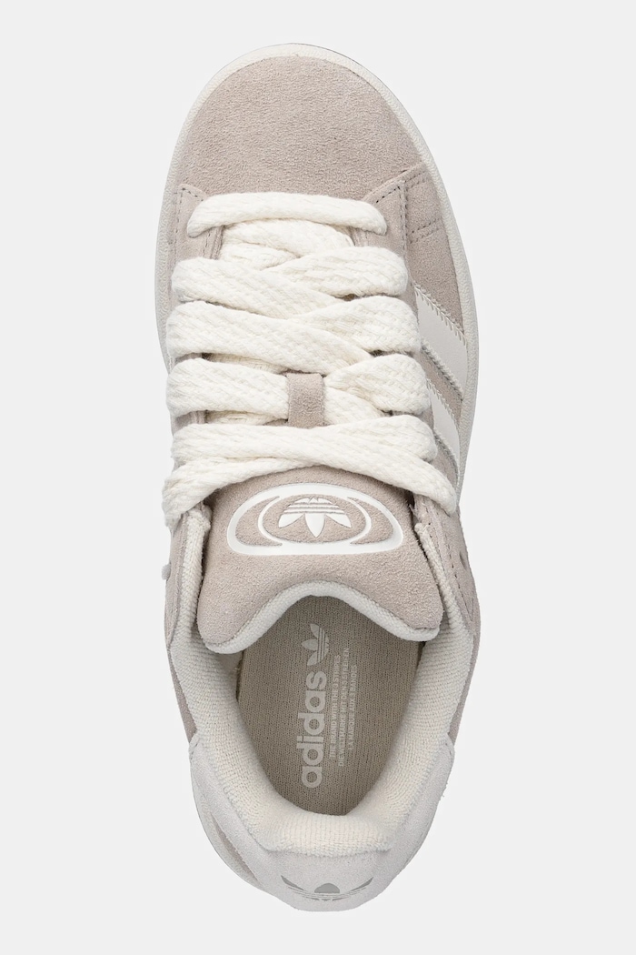 Σουέτ sneakers adidas Originals Campus 00S W μπεζ JQ5803