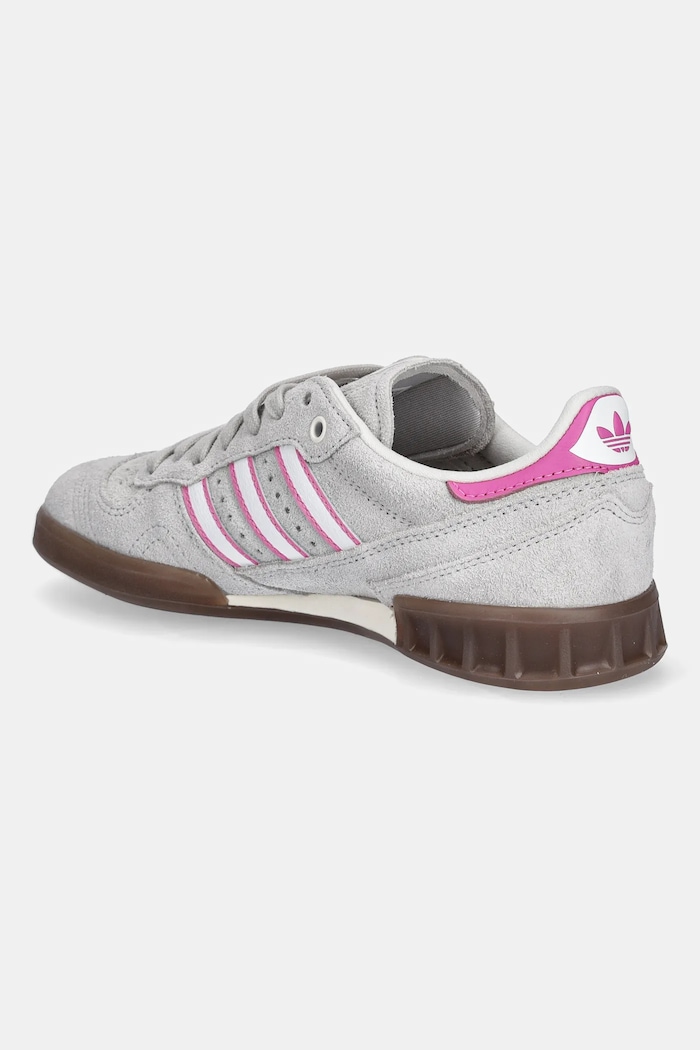 Boty Semišové tenisky adidas Originals Handball Top RM JR3656 šedá