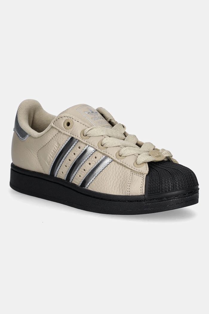 Jr4234 adidas Originals sneakersy skórzane Superstar II W damskie kolor beżowy ...