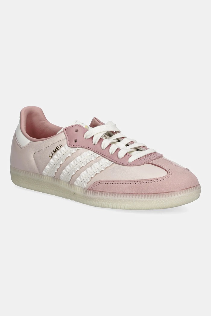 adidas Originals sneakersy Samba OG W skóra zamszowa różowy JR8830