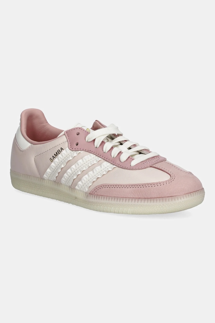 adidas Originals sneakersy Samba OG W skóra zamszowa różowy JR8830