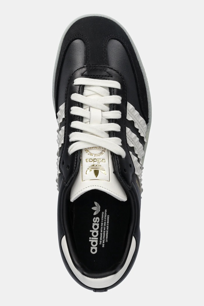 adidas Originals sneakersy skórzane Samba OG W czarny JR8831