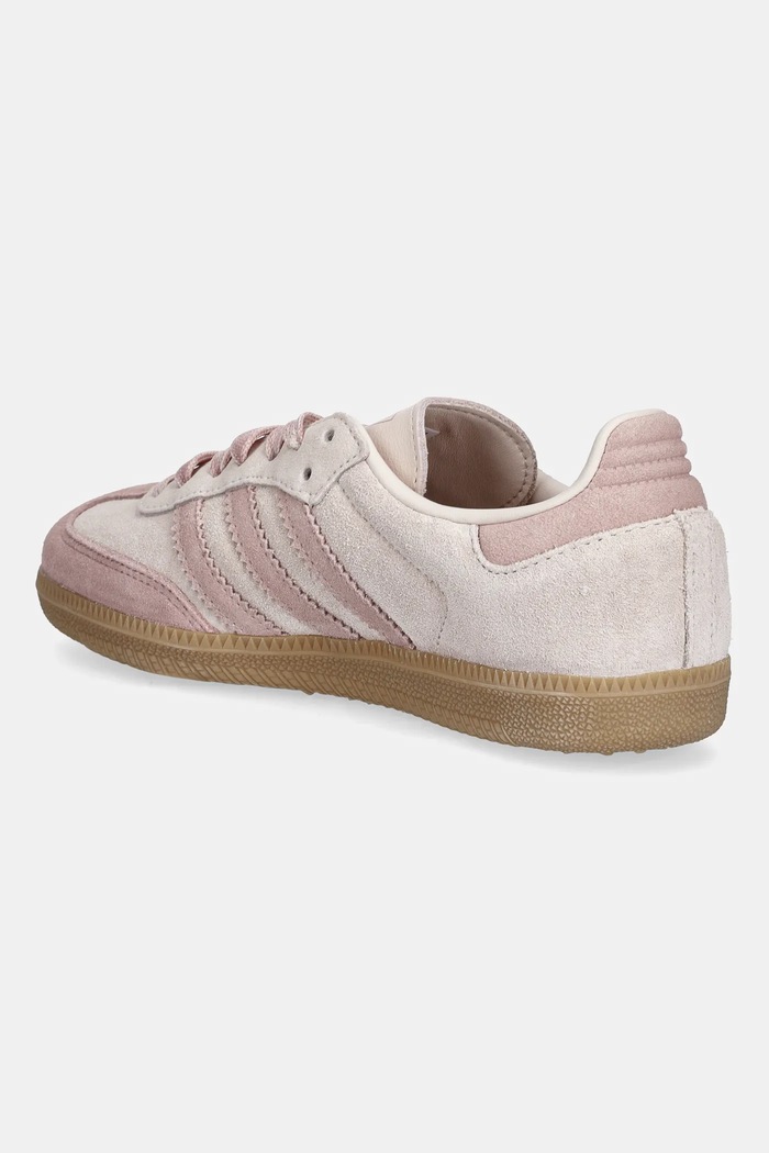 Obuv Semišové tenisky adidas Originals Samba OG W JR8874 ružová