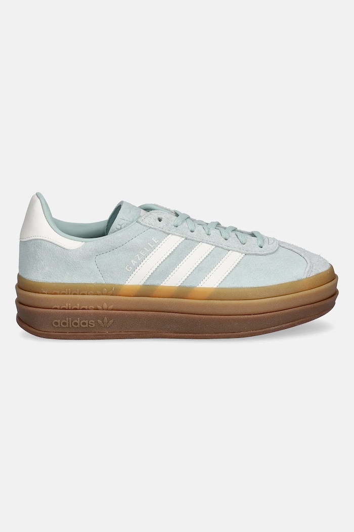Semišové tenisky adidas Originals Gazelle Bold W JS3902 tyrkysová AW25