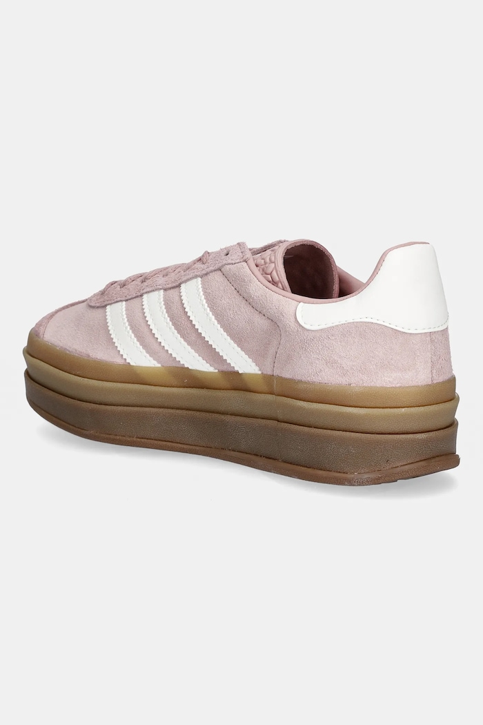 Obuwie adidas Originals sneakersy zamszowe Gazelle Bold W JS3903 różowy