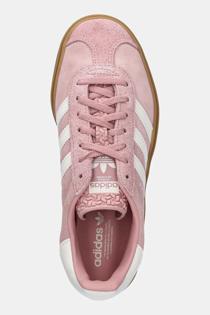 adidas Originals sneakersy zamszowe Gazelle Bold W różowy JS3903