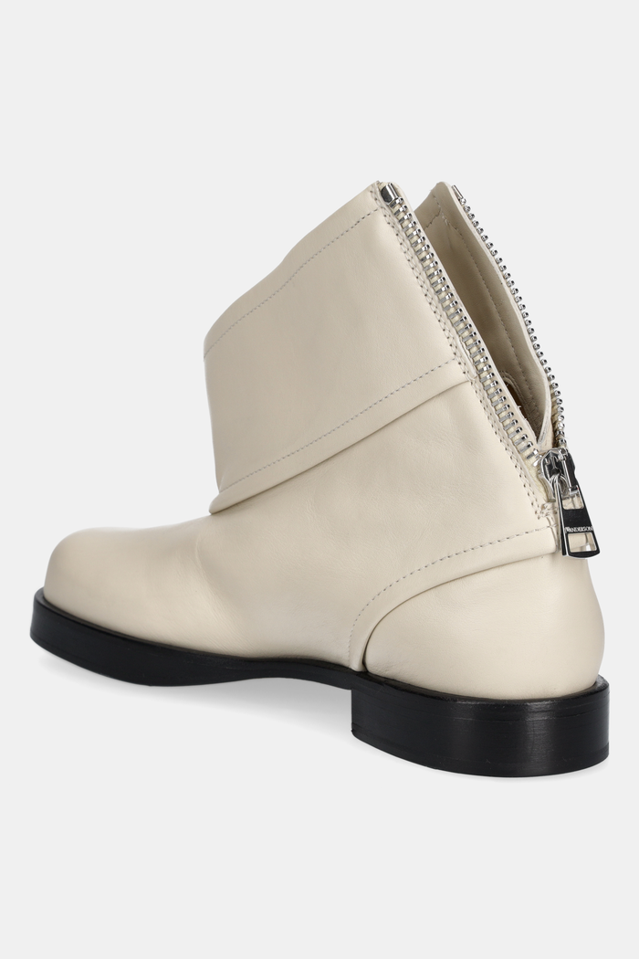 Παπούτσια Δερμάτινες μπότες JW Anderson Biker Boot BT0101.LA0268 μπεζ