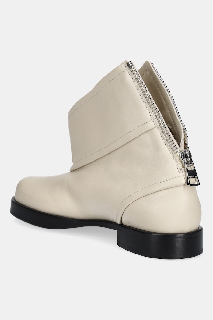 Παπούτσια Δερμάτινες μπότες JW Anderson Biker Boot BT0101.LA0268 μπεζ