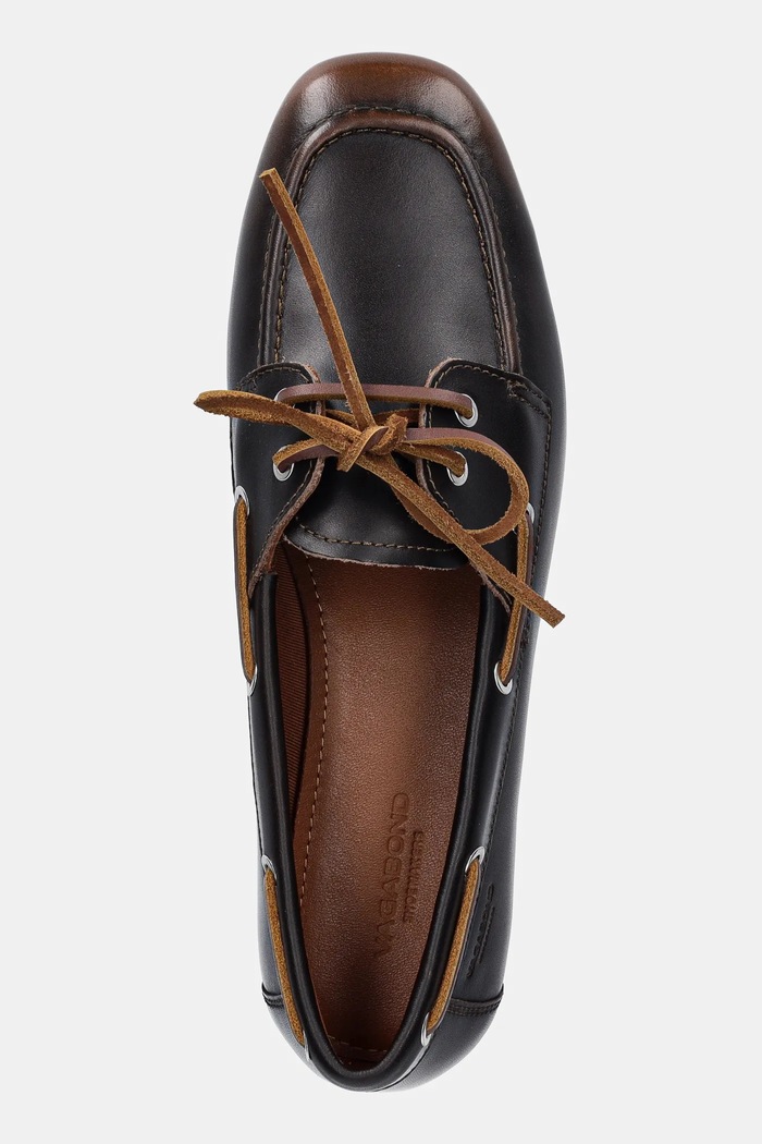 Usnjeni mokasini Vagabond Shoemakers HILLARY rjava 5925.418.33