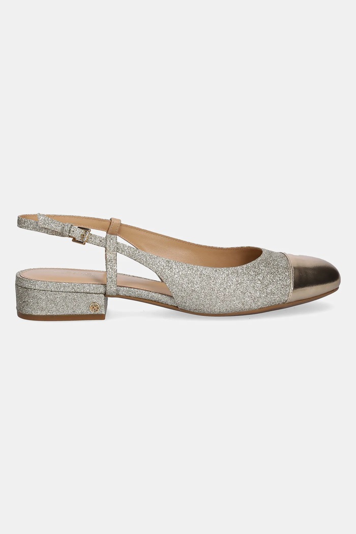 Kožené lodičky MICHAEL Michael Kors Perla 40T5PLFS1M.740 zlatá SS25
