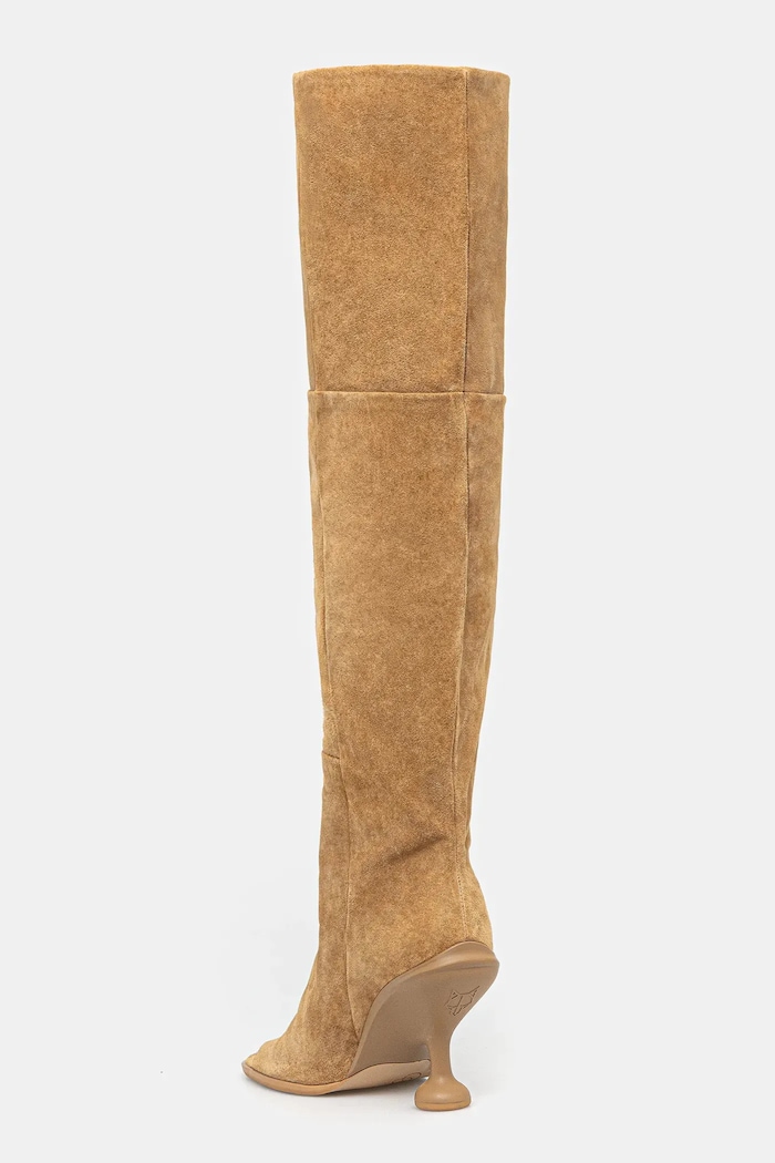 Obuv Semišové čižmy Naked Wolfe KIND Kind.Cow.Suede.Camel hnedá