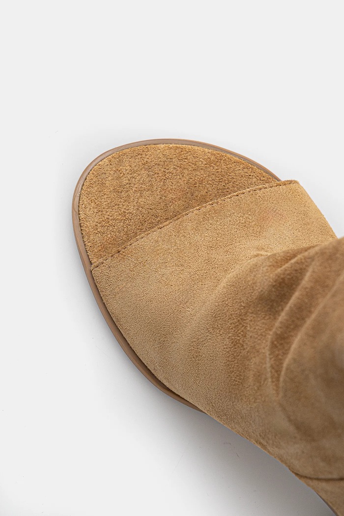 Semišové čižmy Naked Wolfe KIND hnedá Kind.Cow.Suede.Camel