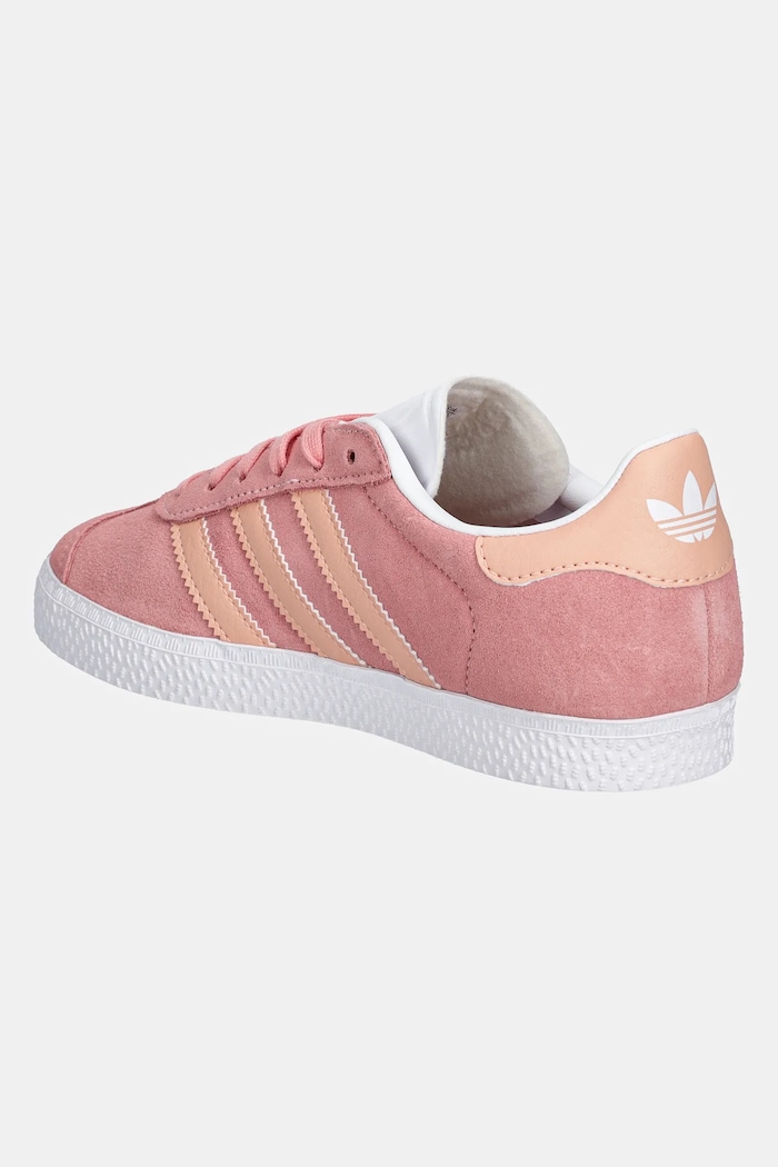 Dziewczynka adidas Originals sneakersy zamszowe dziecięce GAZELLE JP5544 różowy
